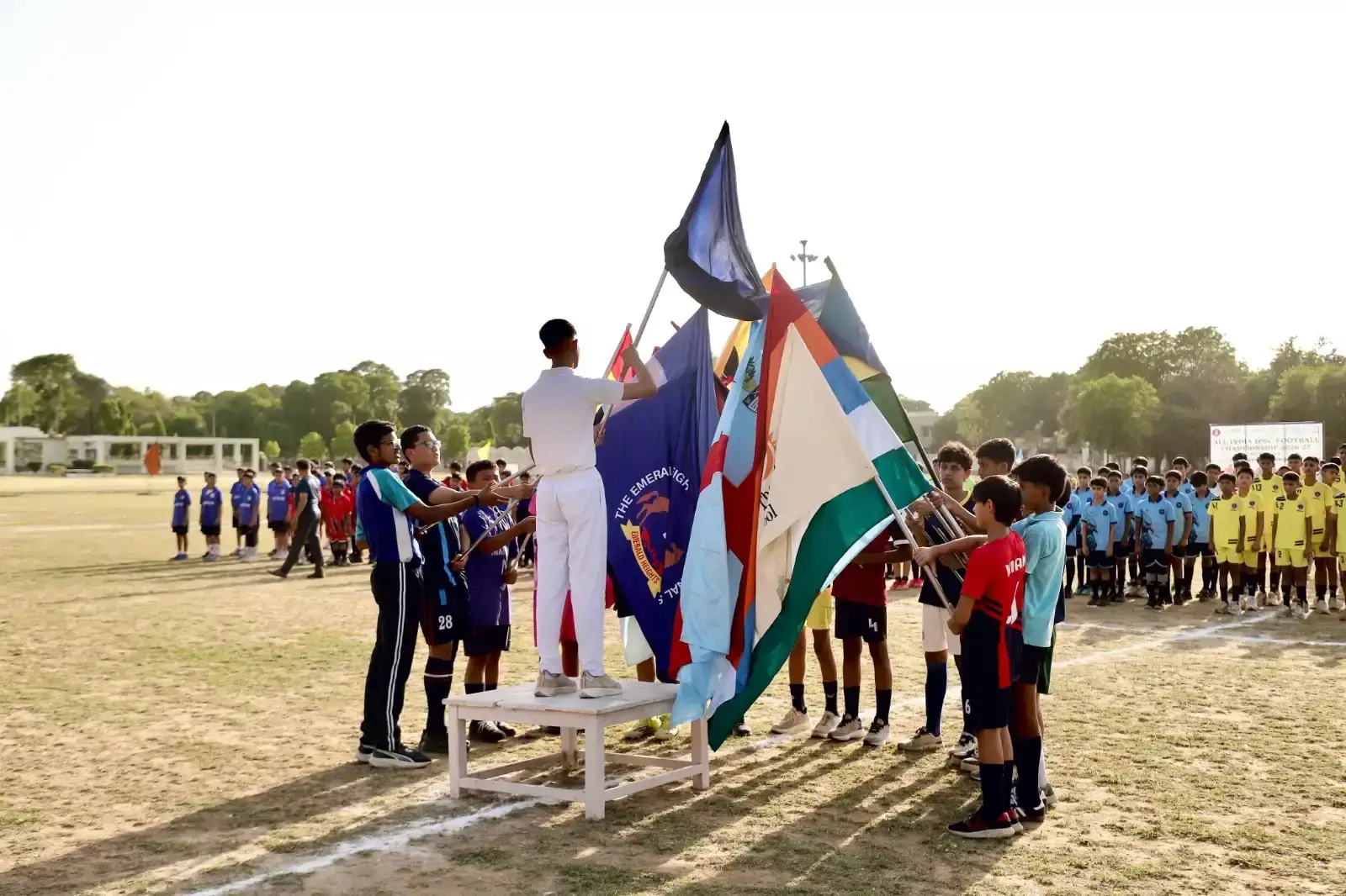 Chittorgarh: आईपीएससी टूर्नामेंट की शुरुआत सैनिक स्कूल में
