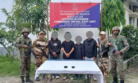 मणिपुर में सुरक्षा बलों की बड़ी कार्रवाई, चार अलग अभियानों में कई उग्रवादी गिरफ्तार मणिपुर में सुरक्षा बलों की बड़ी कार्रवाई, चार अलग अभियानों में कई उग्रवादी गिरफ्तार