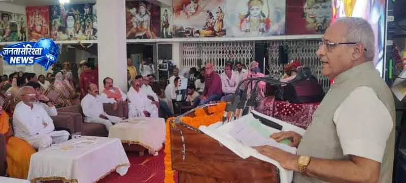 गंगवा ने Sirsa में गर्मियों में पानी की पर्याप्त आपूर्ति का भरोसा दिया गंगवा ने Sirsa में गर्मियों में पानी की पर्याप्त आपूर्ति का भरोसा दिया