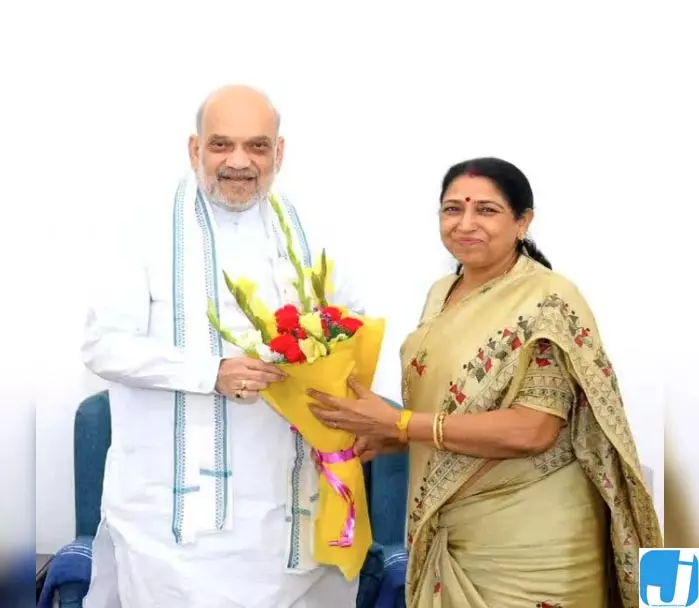 राज्यसभा सांसद लक्ष्मी वर्मा की अमित शाह से अहम मुलाकात राज्यसभा सांसद लक्ष्मी वर्मा की अमित शाह से अहम मुलाकात