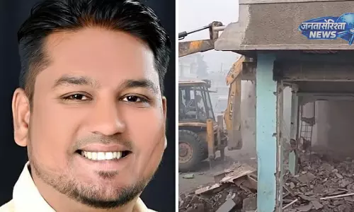 छत्रपति संभाजीनगर में अवैध निर्माण पर कार्रवाई, AIMIM पार्षद से जुड़े ढांचे पर निगम की तोड़फोड़ छत्रपति संभाजीनगर में अवैध निर्माण पर कार्रवाई, AIMIM पार्षद से जुड़े ढांचे पर निगम की तोड़फोड़