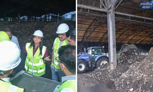 BMC कमिश्नर अश्विनी भिड़े का कांजुरमार्ग वेस्ट मैनेजमेंट प्रोजेक्ट का औचक निरीक्षण