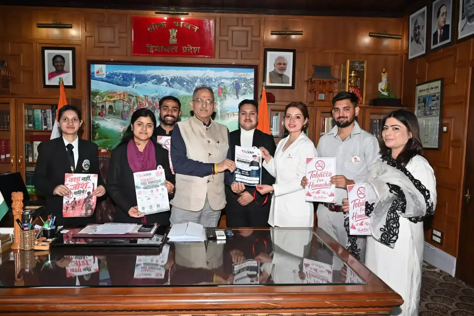 Shimla: राज्यपाल ने तंबाकू विरोधी अभियान को दिखाई हरी झंडी