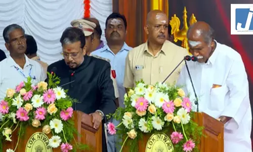 एन. रंगासामी ने पांचवी बार ली पुडुचेरी के सीएम पद की शपथ, ए नमशिवायम और मल्लादी कृष्ण राव भी बने मंत्री