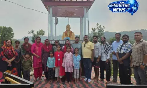 Palampur सुलह के बाद शहीद स्मारक का निर्माण, उद्घाटन में सामाजिक कार्यकर्ता Palampur सुलह के बाद शहीद स्मारक का निर्माण, उद्घाटन में सामाजिक कार्यकर्ता