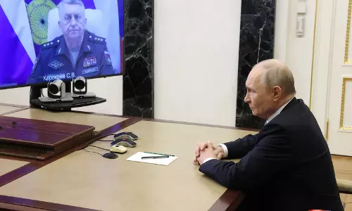 दुनिया का सबसे शक्तिशाली मिसाइल सिस्टम: Putin ने सरमत मिसाइल के सफल परीक्षण की सराहना की दुनिया का सबसे शक्तिशाली मिसाइल सिस्टम: Putin ने सरमत मिसाइल के सफल परीक्षण की सराहना की