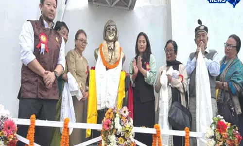 Sikkim: गंगटोक में ‘माटो कवि’ जीवन थींग की प्रतिमा का अनावरण