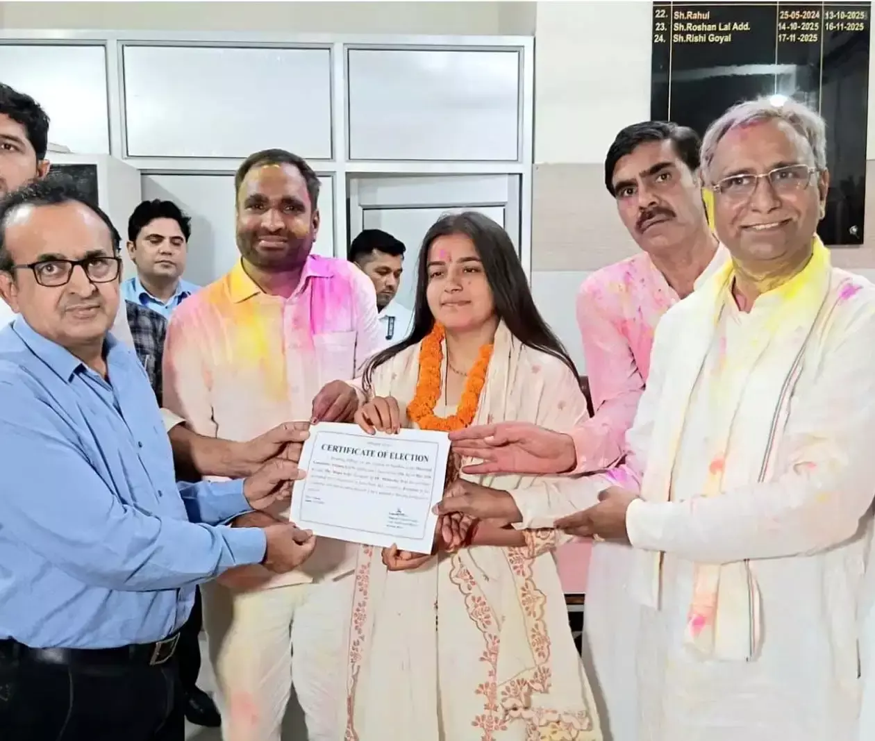 Hisar: उकलाना नगरपालिका में कांग्रेस समर्थित रीमा की जीत Hisar: उकलाना नगरपालिका में कांग्रेस समर्थित रीमा की जीत