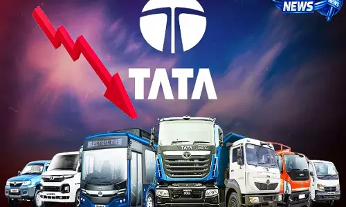 Tata Motors के शेयर में 4% से अधिक गिरावट, FY26 Q4 अच्छे नतीजे के बावजूद