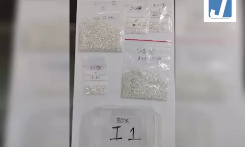 एयरपोर्ट पर DRI ने 5.7 करोड़ रुपए से अधिक के हीरे जब्त किए, दो गिरफ्तार