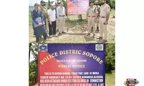 J-K पुलिस ने पाकिस्तान स्थित आतंकी हैंडलर की अचल संपत्ति कुर्क की