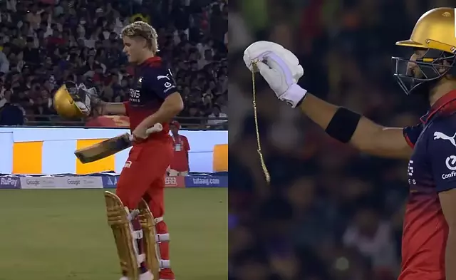 RCB vs KKR: मैच के दौरान जैकब बेथेल की चेन गिरी, विराट कोहली की पारी से RCB की जीत RCB vs KKR: मैच के दौरान जैकब बेथेल की चेन गिरी, विराट कोहली की पारी से RCB की जीत