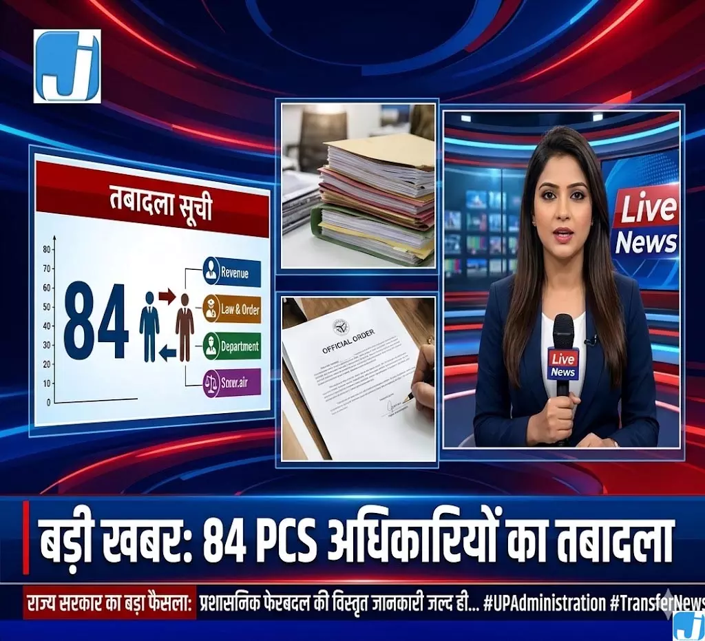 बड़ा प्रशासनिक फेरबदल, 84 PCS अधिकारियों का तबादला बड़ा प्रशासनिक फेरबदल, 84 PCS अधिकारियों का तबादला