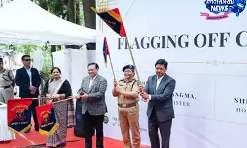 Meghalaya CM ने पुलिस बल को मजबूत करने 95 नए वाहनों को हरी झंडी दिखाई Meghalaya CM ने पुलिस बल को मजबूत करने 95 नए वाहनों को हरी झंडी दिखाई
