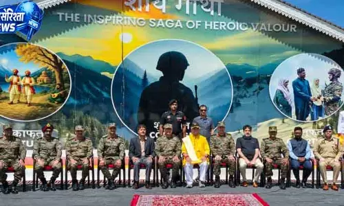 J&K के उपराज्यपाल ने करनाह में शौर्य गाथा का लोकार्पण किया