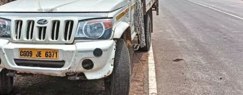 मासूम को पिकअप ने रौंदा, मौत मासूम को पिकअप ने रौंदा, मौत