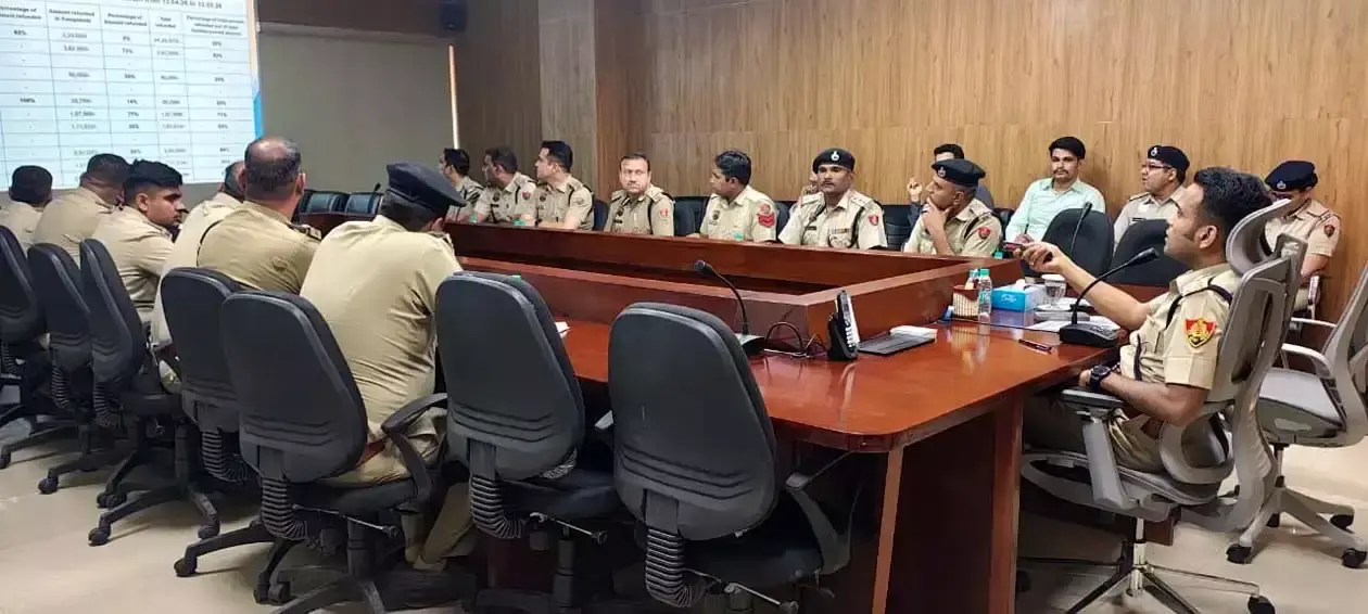 Hisar: अधिकारियों को साइबर अपराधों पर तेजी से कार्रवाई के आदेश Hisar: अधिकारियों को साइबर अपराधों पर तेजी से कार्रवाई के आदेश