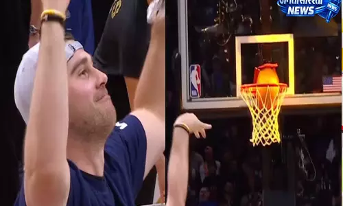 NBA में क्लीवलैंड फ़ैन ने हाफ़-कोर्ट शॉट से जीते ₹9.5 लाख - VIDEO