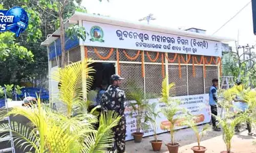 Bhubaneswar बीएमसी ने कूलिंग स्टेशन स्थापित किए