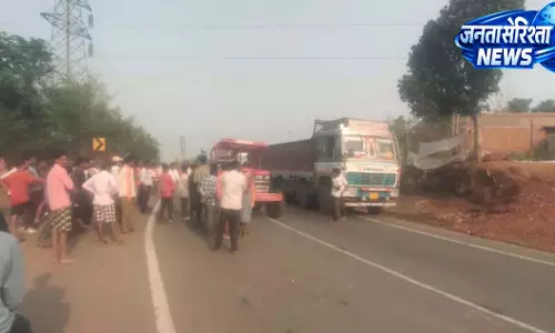 मुर्गा बाजार इलाके में सड़क हादसा, युवक की मौके पर मौत