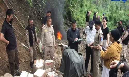 Nagaland: कोहिमा में करोड़ों रुपये के नशे का निपटान Nagaland: कोहिमा में करोड़ों रुपये के नशे का निपटान