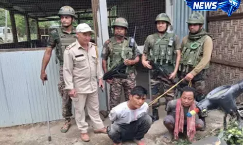 Manipur: सीमा पार चोरी के आरोप में दो म्यांमारी गिरफ्तार Manipur: सीमा पार चोरी के आरोप में दो म्यांमारी गिरफ्तार