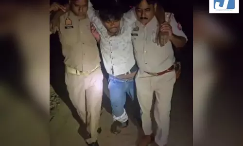 मुठभेड़ के बाद बच्ची से यौन शोषण का आरोपी गिरफ्तार