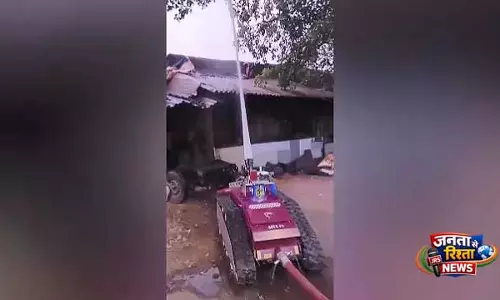 Rasulgarh में टायर की दुकान में लगी भीषण आग, आग पर काबू पाने के लिए रोबोटिक मॉनिटर का इस्तेमाल
