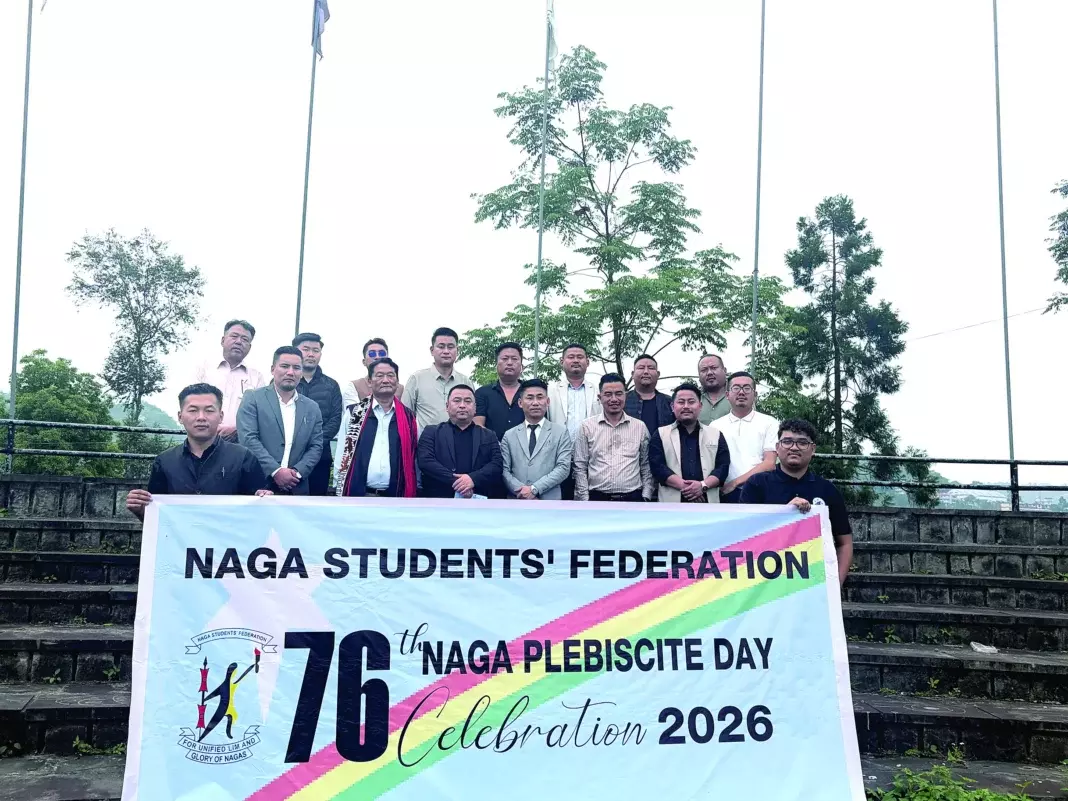 Nagaland: NSF ने कोहिमा में 76वां नागा जनमत संग्रह दिवस मनाया