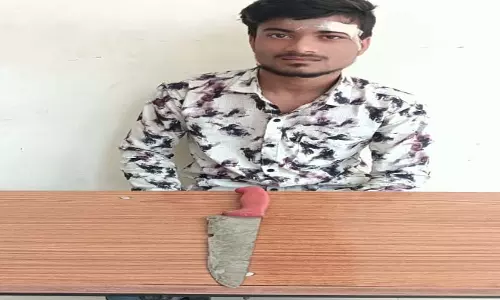 आमानाका इलाके में लहराया चाकू, आरोपी गिरफ्तार