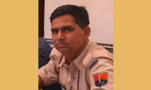 Jhunjhunu: बदमाशों का पीछा कर रही गाड़ी हादसे का शिकार