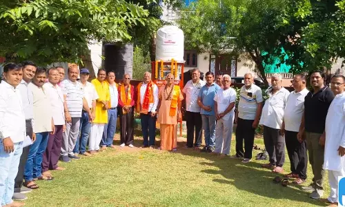 डी सेक्टर आजाद नगर पार्क में वाटर कूलर का भव्य उद्घाटन, भामाशाहों का रहा सहयोग डी सेक्टर आजाद नगर पार्क में वाटर कूलर का भव्य उद्घाटन, भामाशाहों का रहा सहयोग