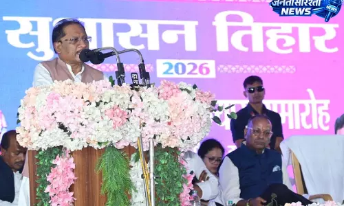 CM साय ने धमतरी में सुशासन तिहार के तहत 465 करोड़ रुपये के 102 विकास कार्यों की दी सौगात