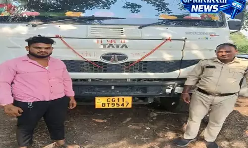 अवैध रेत उत्खनन पर बड़ी कार्रवाई, पोकलेन मशीन सहित 4 वाहन जब्त