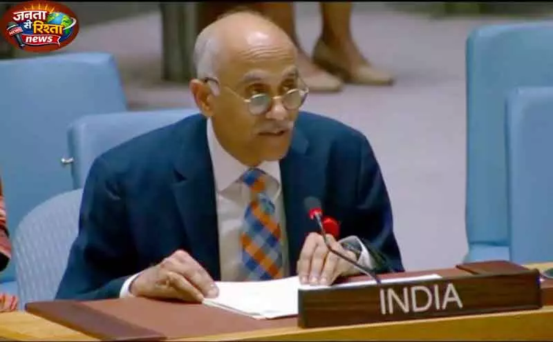UN में भारत ने होर्मुज जलडमरूमध्य में जहाजों पर हमले पर चिंता जताई UN में भारत ने होर्मुज जलडमरूमध्य में जहाजों पर हमले पर चिंता जताई