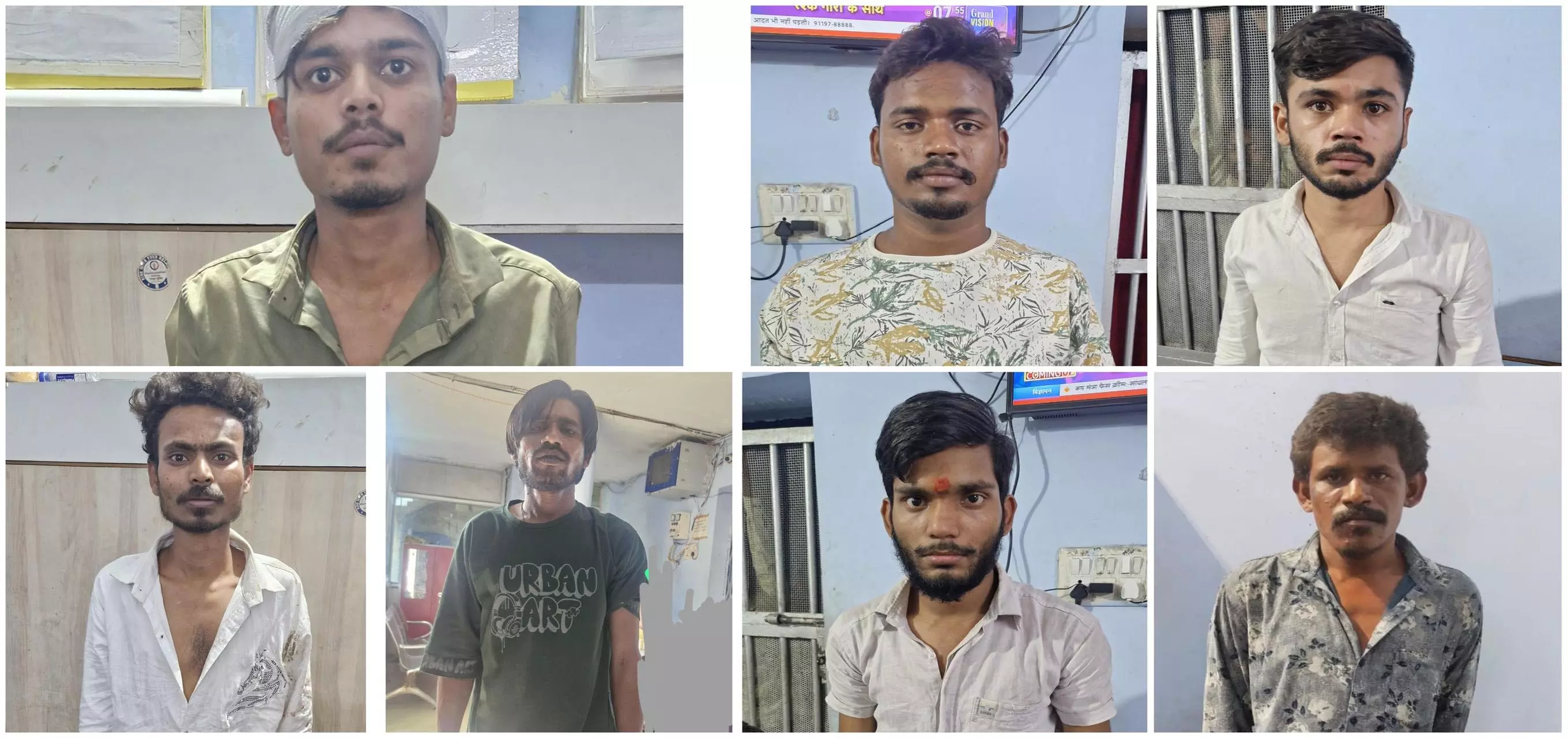 चाय दुकान के पास बलवा, दोनों गुट के 7 लड़के गिरफ्तार चाय दुकान के पास बलवा, दोनों गुट के 7 लड़के गिरफ्तार