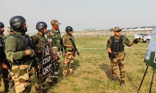 IGI एयरपोर्ट पर मॉक ड्रिल का आयोजन, सुरक्षा स्थिति का किया गया मूल्यांकन