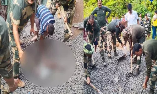 Tripura: इंटरनेशनल बॉर्डर के पास स्टोन-चिप्स ट्रक पलटा, 4 मजदूरों की मौत