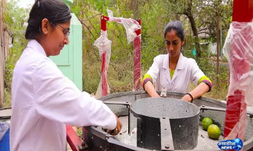 कचरे से धन: Nagpur के युवा संतरे के छिलकों को टिकाऊ नवाचार में बदल रहे कचरे से धन: Nagpur के युवा संतरे के छिलकों को टिकाऊ नवाचार में बदल रहे