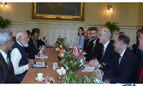 PM मोदी ने अपने नॉर्वेजियन समकक्ष के साथ प्रतिनिधिमंडल स्तर की वार्ता की