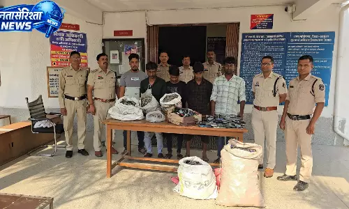 ओमनी कार से लाखों के चांदी की पायल जब्त, बंगाल के 5 आरोपी गिरफ्तार