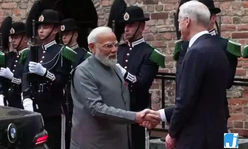 पीएम मोदी पहुंचे अकरशस कैसल, नॉर्वे के प्रधानमंत्री देंगे रात्रिभोज
