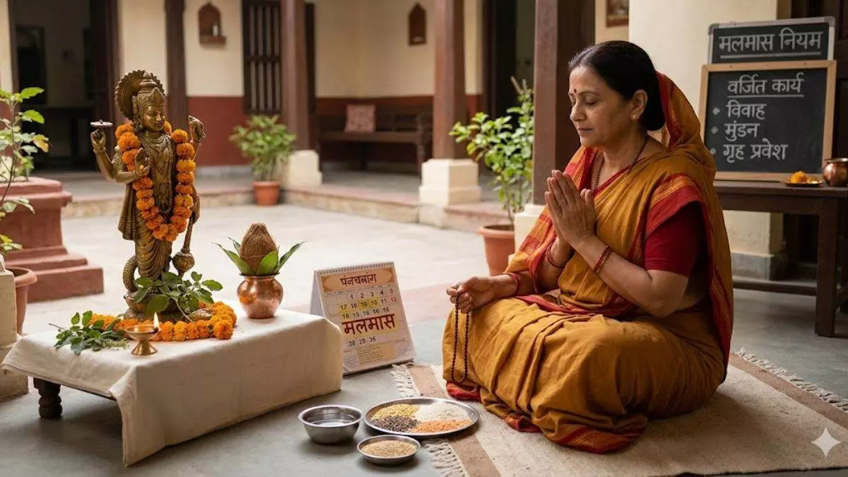 मलमास 2026 में क्या न करें और क्या न खाएं, जानें अशुभ मान्यताएँ मलमास 2026 में क्या न करें और क्या न खाएं, जानें अशुभ मान्यताएँ