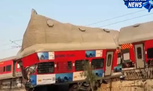 Uttarakhand: ऋषिकेश में योग नगरी स्टेशन के पास उज्जैन एक्सप्रेस के तीन डिब्बे पटरी से उतरे Uttarakhand: ऋषिकेश में योग नगरी स्टेशन के पास उज्जैन एक्सप्रेस के तीन डिब्बे पटरी से उतरे
