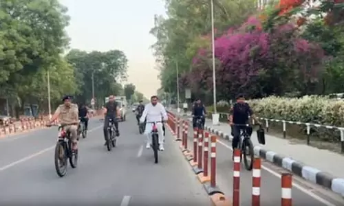 हरियाणा: सीएम सैनी ने ईंधन बचाने का संदेश देने के लिए सुखना झील तक साइकिल चलाई
