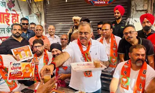 तरुण चुघ ने Punjab में चाय पे चर्चा शुरू किया तरुण चुघ ने Punjab में चाय पे चर्चा शुरू किया