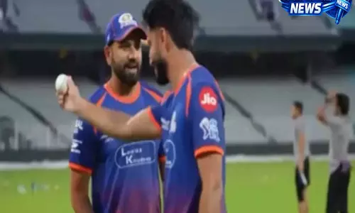IPL 2026: रोहित और बुमराह की बॉलिंग नोक-झोंक का वीडियो वायरल IPL 2026: रोहित और बुमराह की बॉलिंग नोक-झोंक का वीडियो वायरल