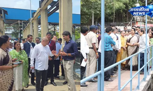 मुंबई में मॉनसून तैयारियों की समीक्षा, मेयर और MLA ने पंपिंग स्टेशनों का किया निरीक्षण मुंबई में मॉनसून तैयारियों की समीक्षा, मेयर और MLA ने पंपिंग स्टेशनों का किया निरीक्षण