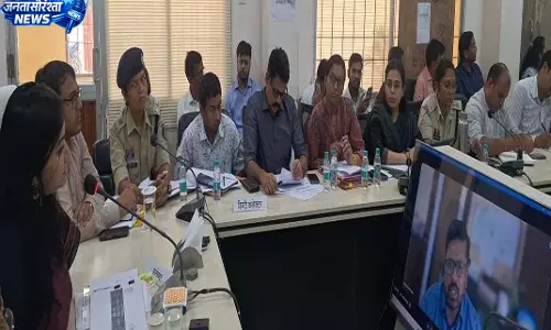 प्रभारी सचिव हिमशिखर गुप्ता ने वीसी के जरिए परखी जमीनी हकीकत