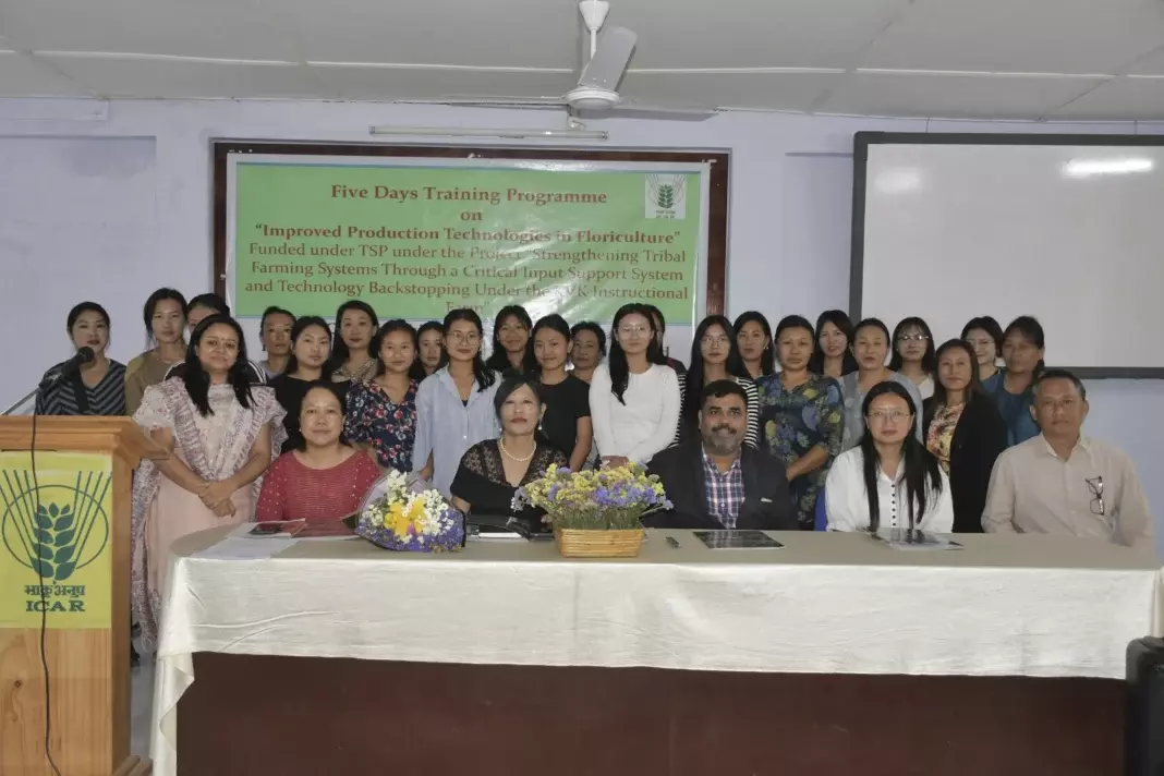 Nagaland: वोखा में 5-दिवसीय पुष्प कृषि प्रशिक्षण आयोजित